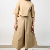 Bonded Cotton Skirt
