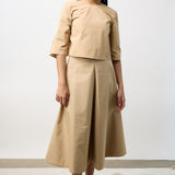 Bonded Cotton Skirt
