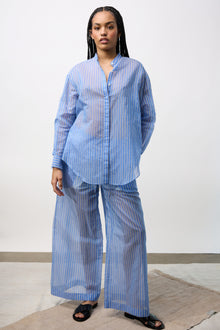 Stripes Cotton/Silk Shirt
