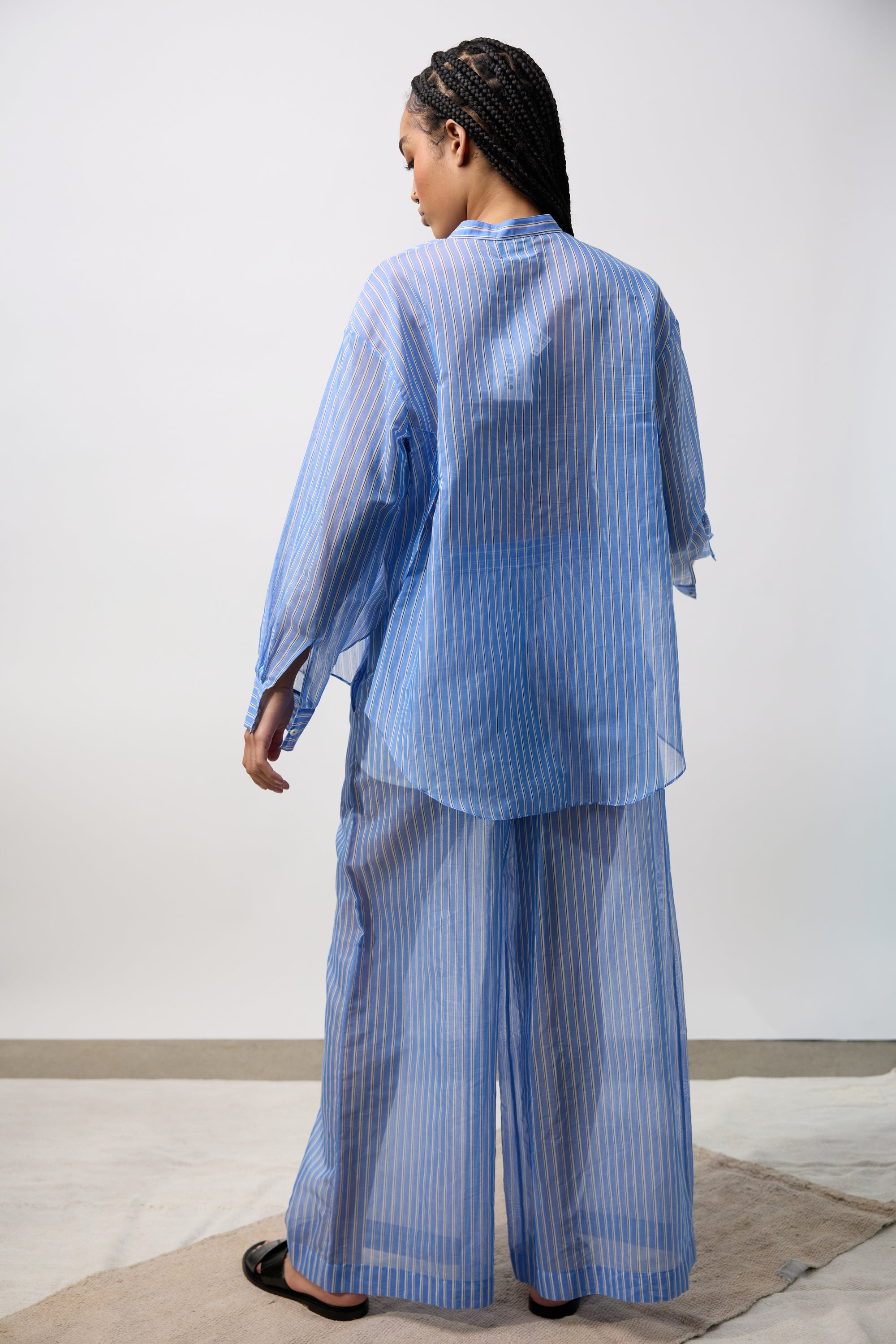 Stripes Cotton/Silk Shirt