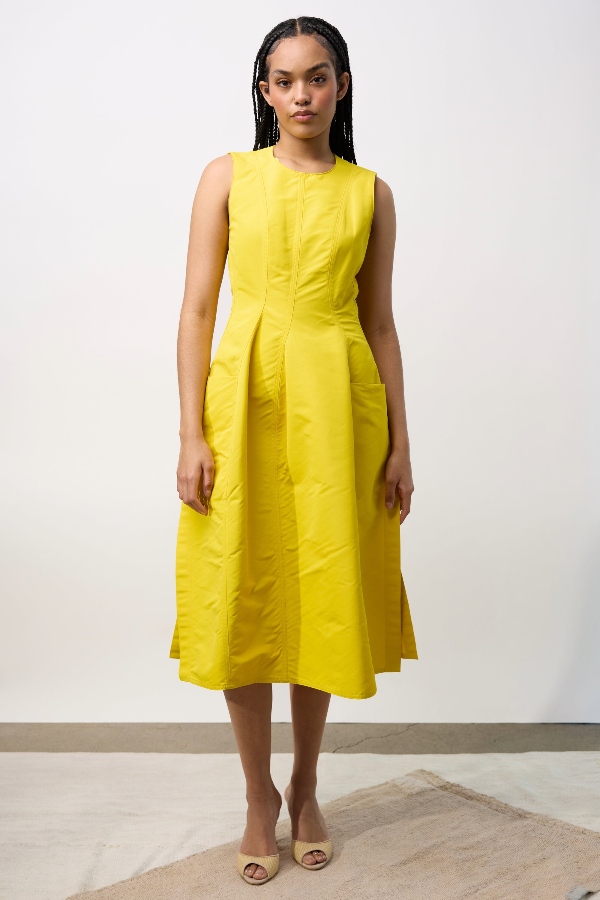 Tech Faille Short Dress