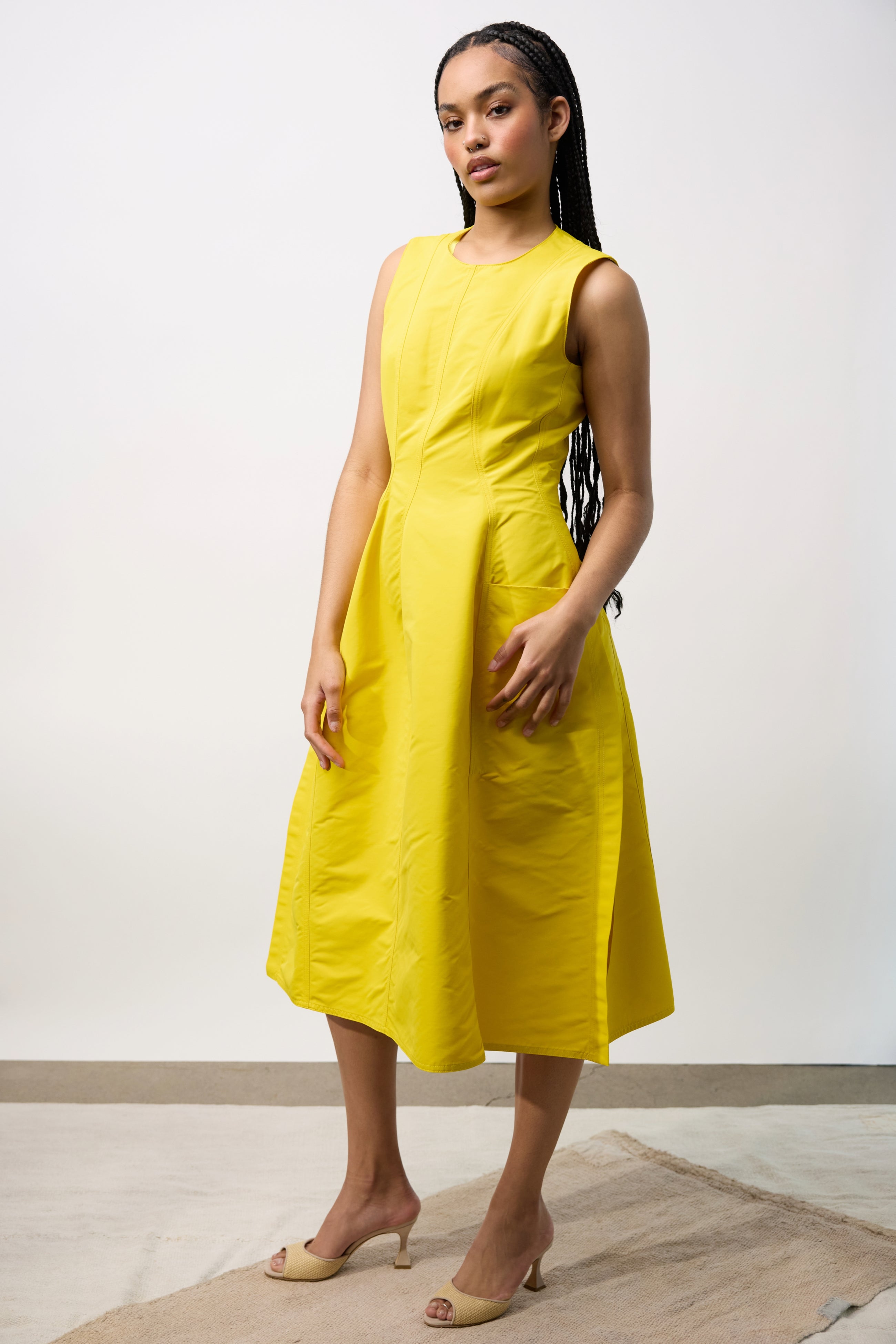 Tech Faille Short Dress