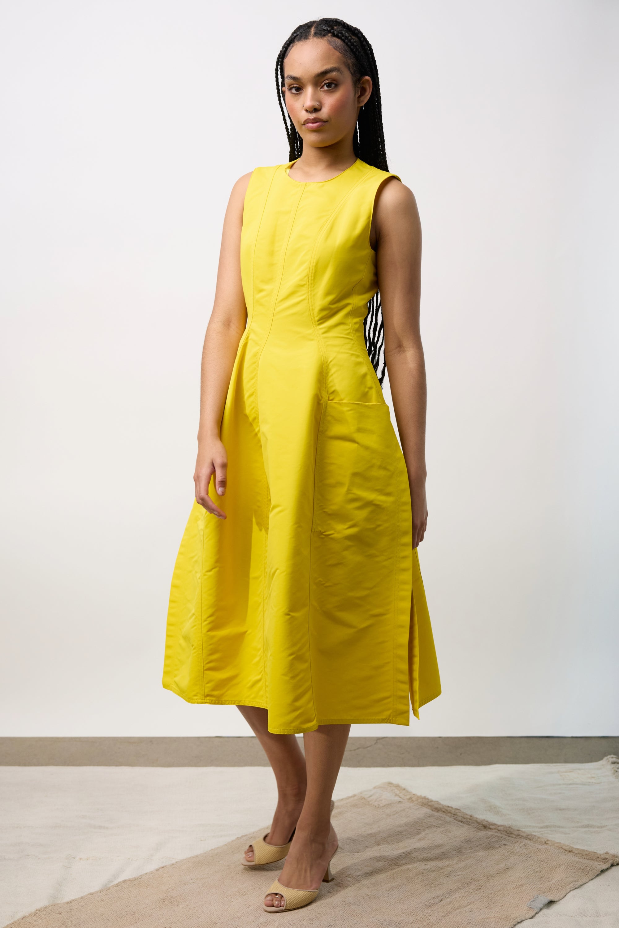 Tech Faille Short Dress