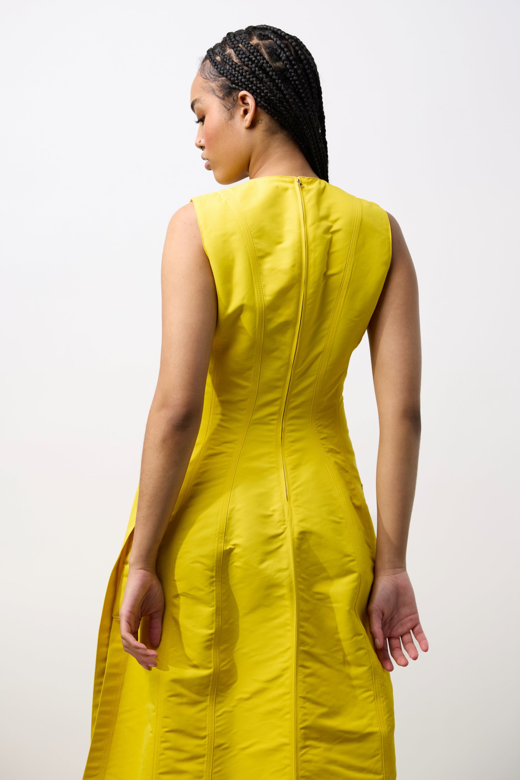 Tech Faille Short Dress