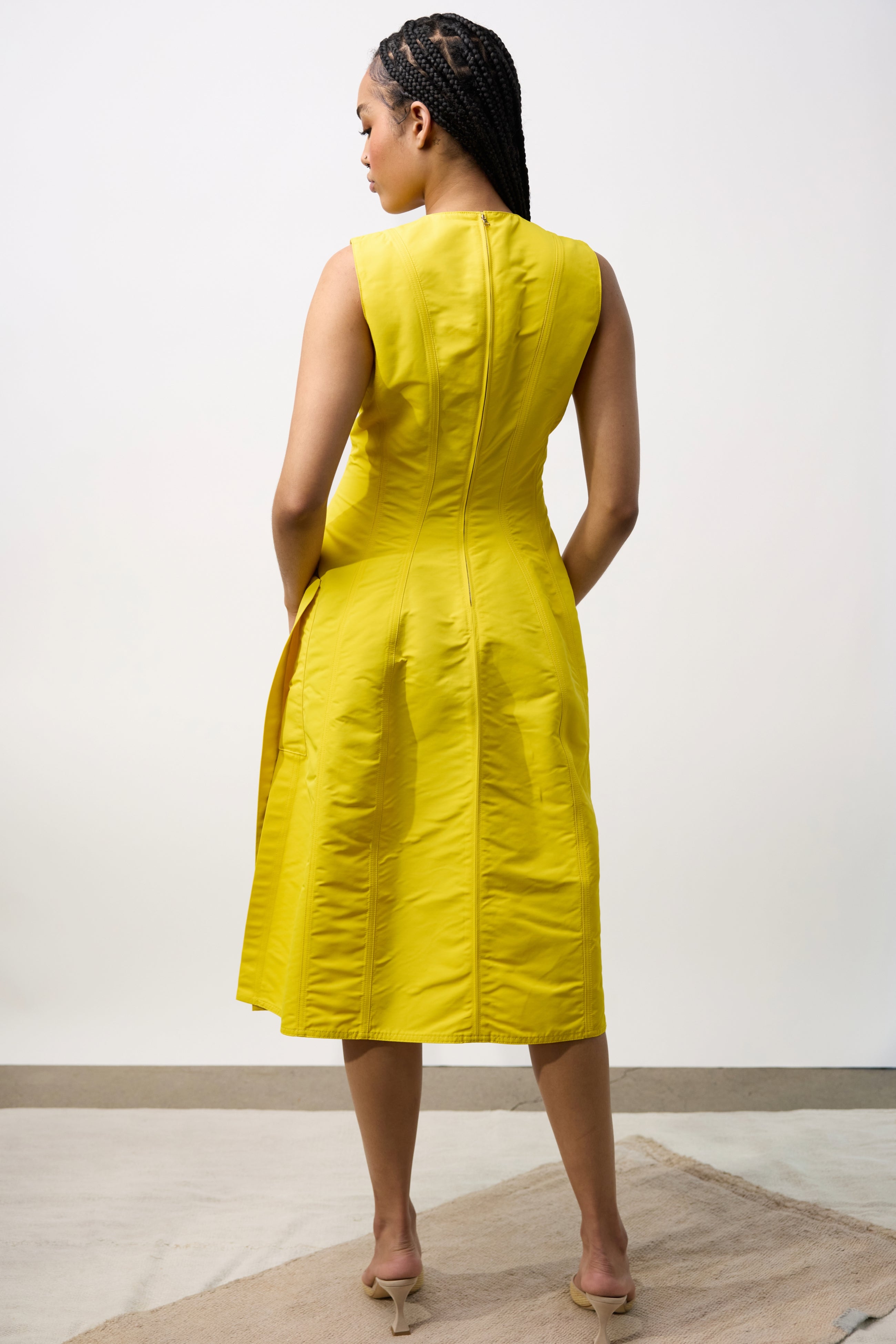 Tech Faille Short Dress