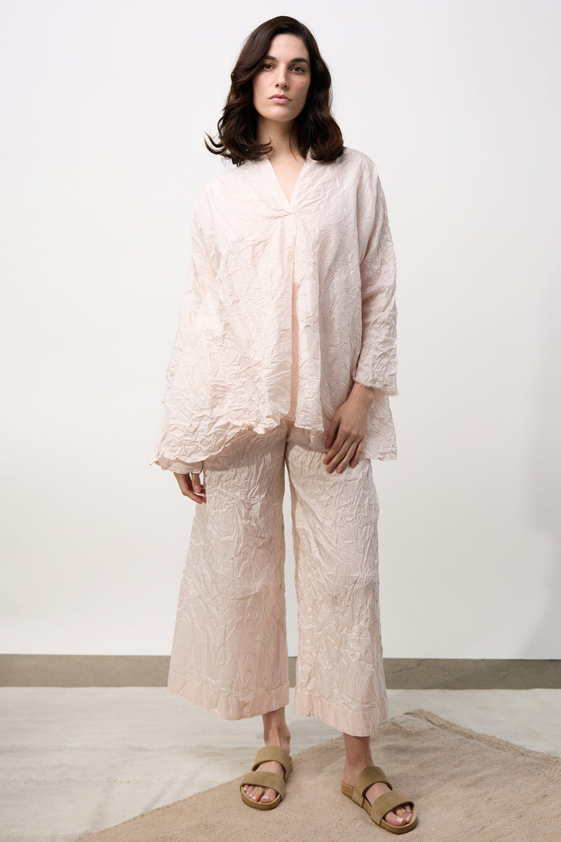 Pigiama Tasche Lavato Pant - Rosa Pale