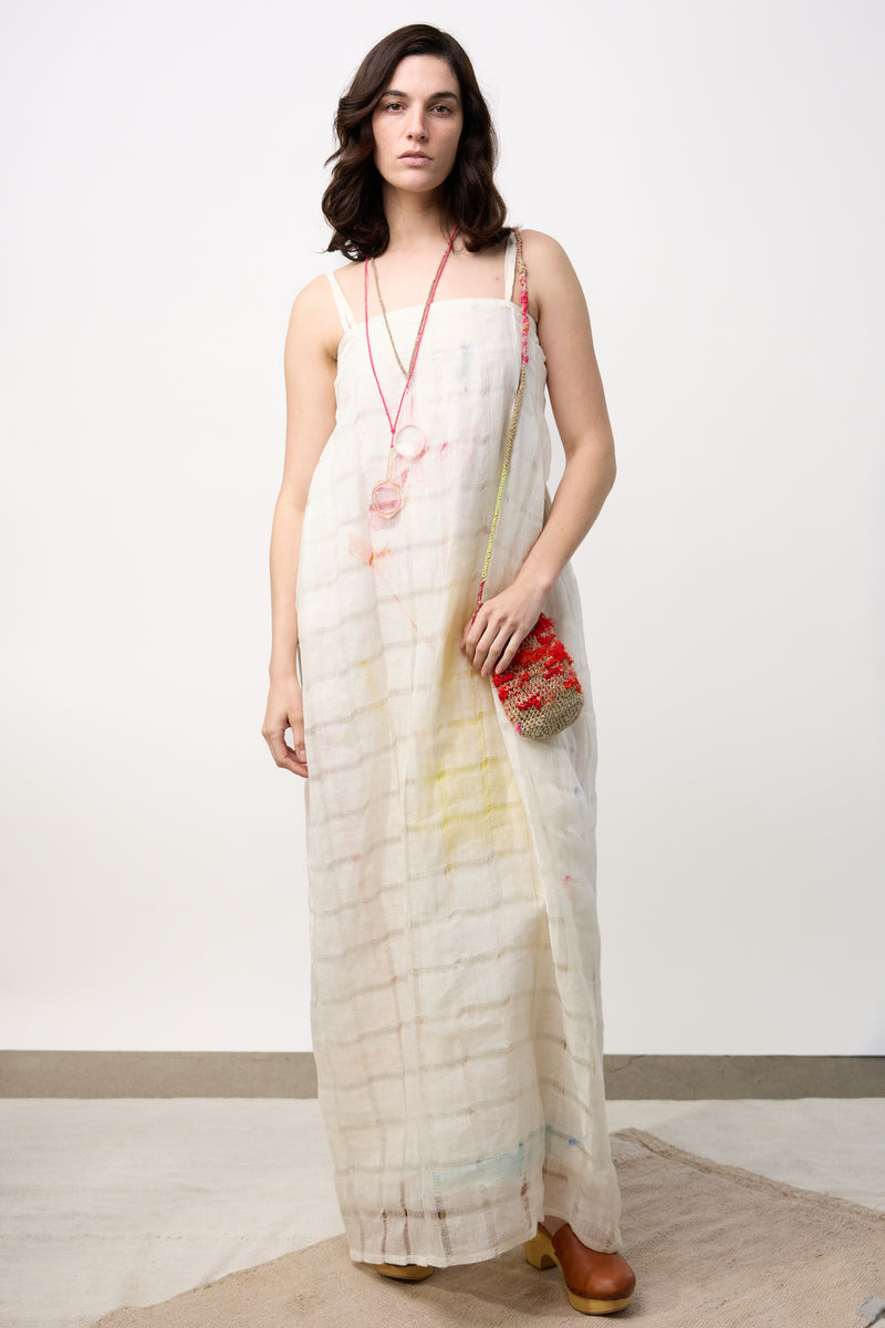 Petticoat Rete Pigiama Dress - White