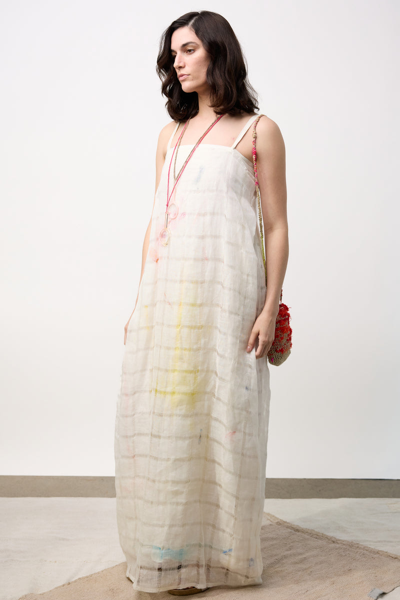 Petticoat Rete Pigiama Dress - White