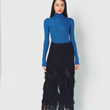 Lanvin Turtleneck Jumper in Silk, Wool and Cashmere