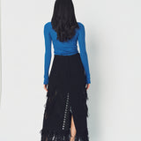 Lanvin Turtleneck Jumper in Silk, Wool and Cashmere