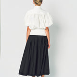 Lanvin Basque Skirt in Cotton and Viscose