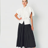 Lanvin Basque Skirt in Cotton and Viscose