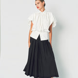 Lanvin Puffy Sleeves Top in Silk