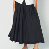 Lanvin Basque Skirt in Cotton and Viscose