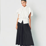 Lanvin Basque Skirt in Cotton and Viscose
