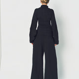 Lanvin Fitted Zipped Jacket in Cotton and Cashmere