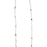 Ileana Makri White Agate Stripe Beaded Necklace (1m)