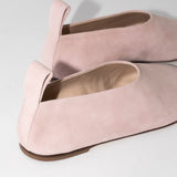 Sofie D'Hoore Suede Fontana Ballerina with Back Loop