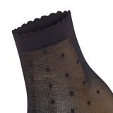 Falke Dot 15 Den Anklets in Black