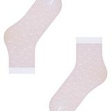Falke Dot 15 Den Anklets in White
