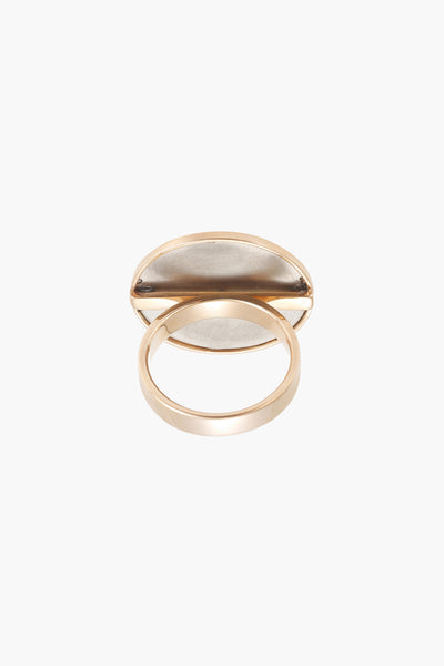 18K Rose Gold and Titanium Dawn Ring