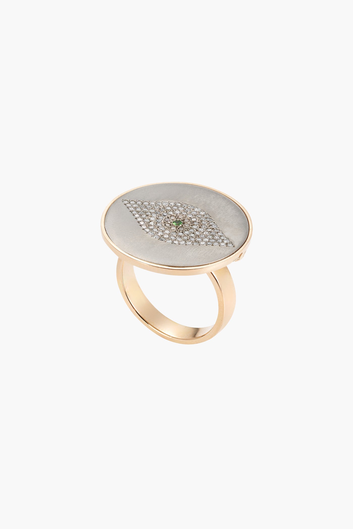 18K Rose Gold and Titanium Dawn Ring