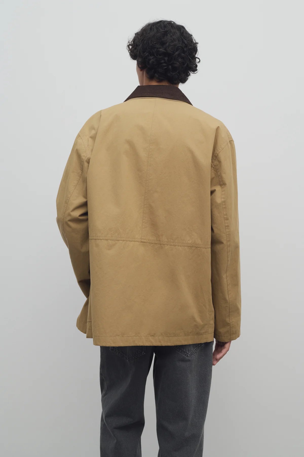 Frank Jacket in Cotton - Deep Bistre
