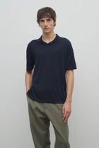 Mauro Top in Wool - Dark Navy
