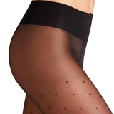 Falke Dot 15 Den Tights in Black