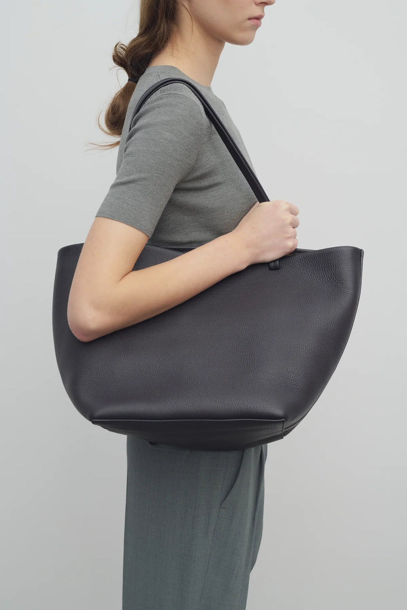 Park Tote Three Bag in Leather - Midnight