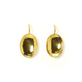 Marie-Hélène de Taillac 22K Yellow Gold Mirror Oval Earrings