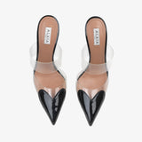 Azzedine Alaia Noir Mule Coeur
