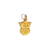 Marie-Hélène De Taillac 20K Yellow Gold Owl Chouette Charm