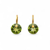 Marie-Hélène De Taillac 22K Yellow Gold Brilliant Peridot Earrings