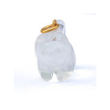 22K Rainbow Moonstone Felix the Cat Pendant