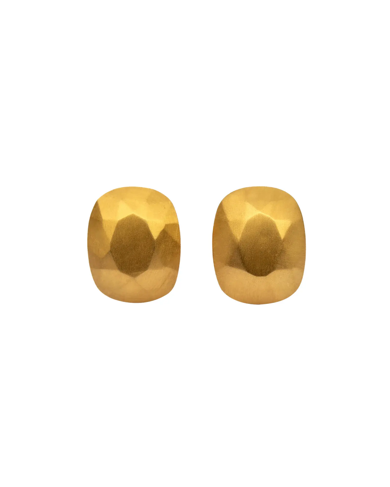 22K Yellow Gold Gem Studs