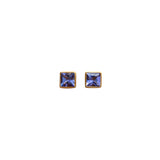 Marie-Hélène De Taillac 22K Yellow Gold Tanzanite Venezia Studs
