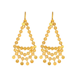 20K Yellow Gold Dancing Sequins