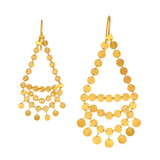 20K Yellow Gold Dancing Sequins
