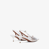 Azzedine Alaia Optic White Slingbacks 55