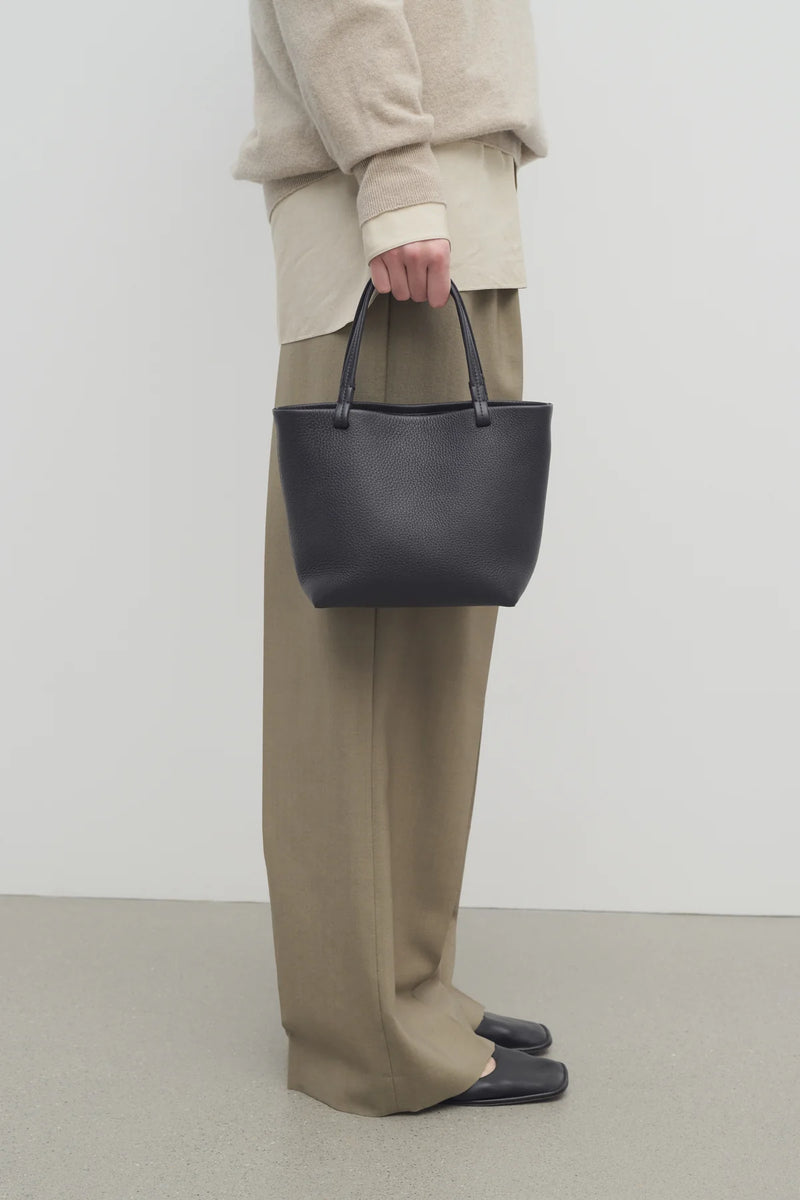 Park Tote Small in Leather - Midnight