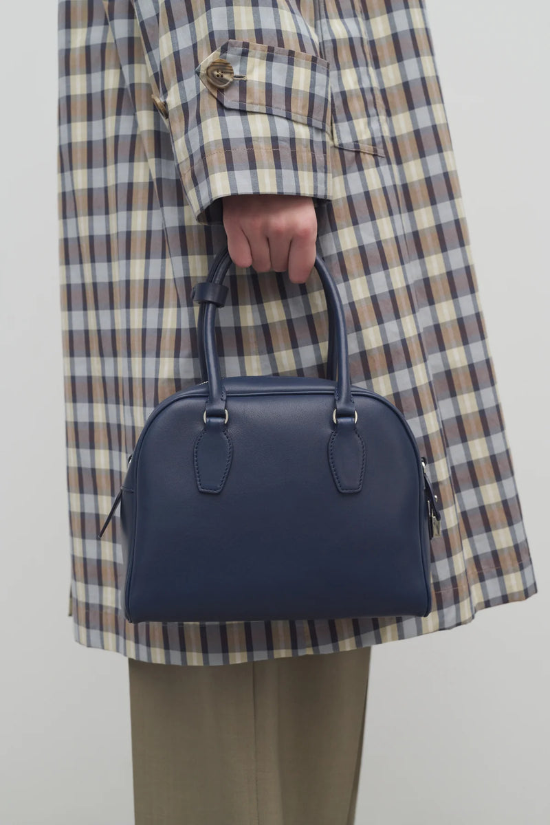 India 10.00 Bag in Leather - Blue Nights