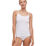 Falke Top Round-Neck Daily Climate Control in White