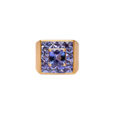 Marie-Hélène de Taillac 22K Yellow Gold Tanzanite Lauren B Ring