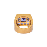 Marie-Hélène de Taillac 22K Yellow Gold Tanzanite Lauren B Ring