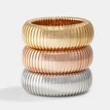 Sidney Garber 18K Rose Gold Domed Cuff