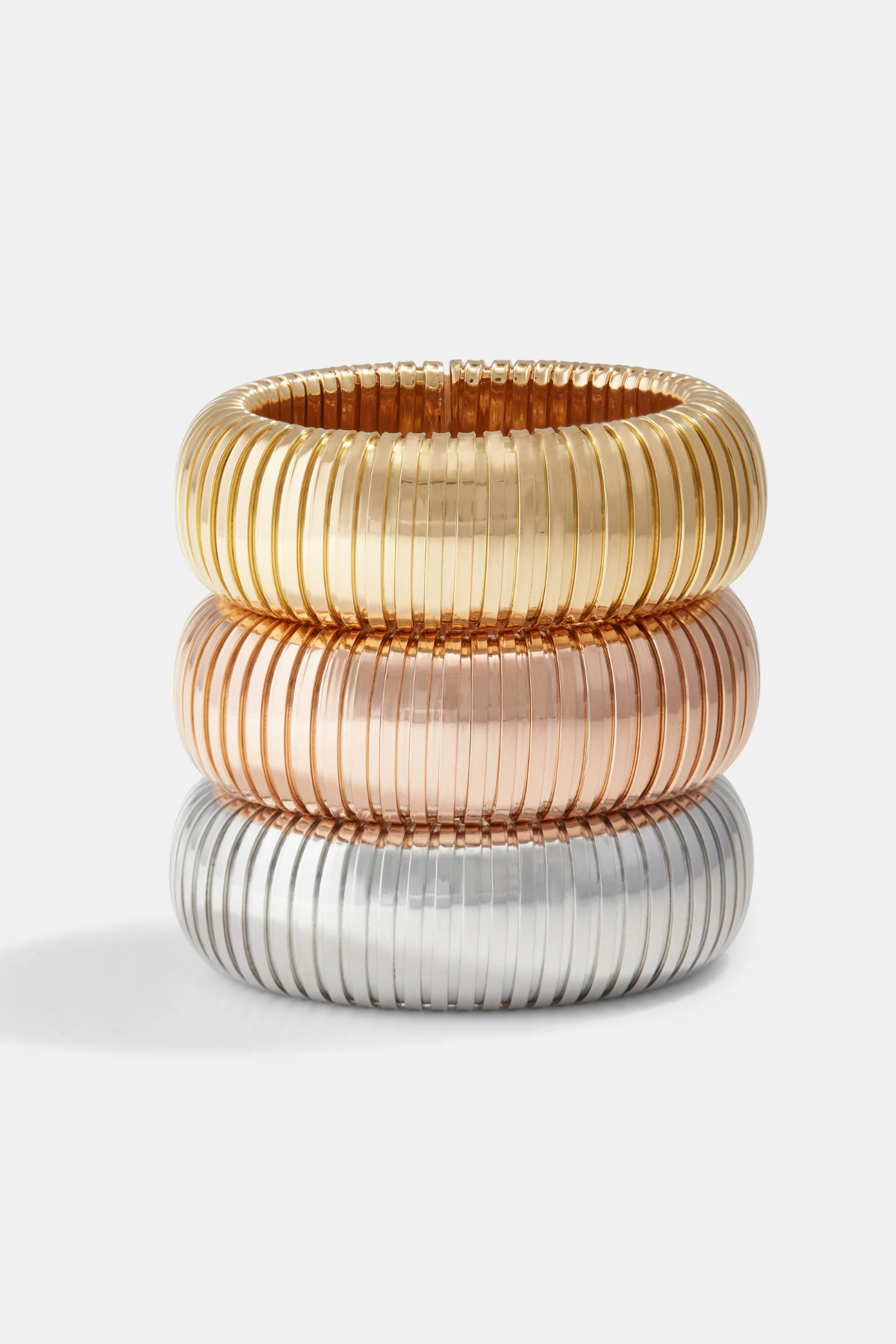 18K Rose Gold Domed Cuff