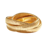 Sidney Garber 18K Yellow Gold 12mm Rolling Bracelet