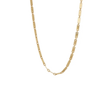 Sidney Garber 18K Yellow Gold 27" Tab Chain Necklace