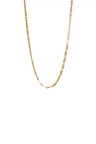 18K Yellow Gold 27" Tab Chain Necklace